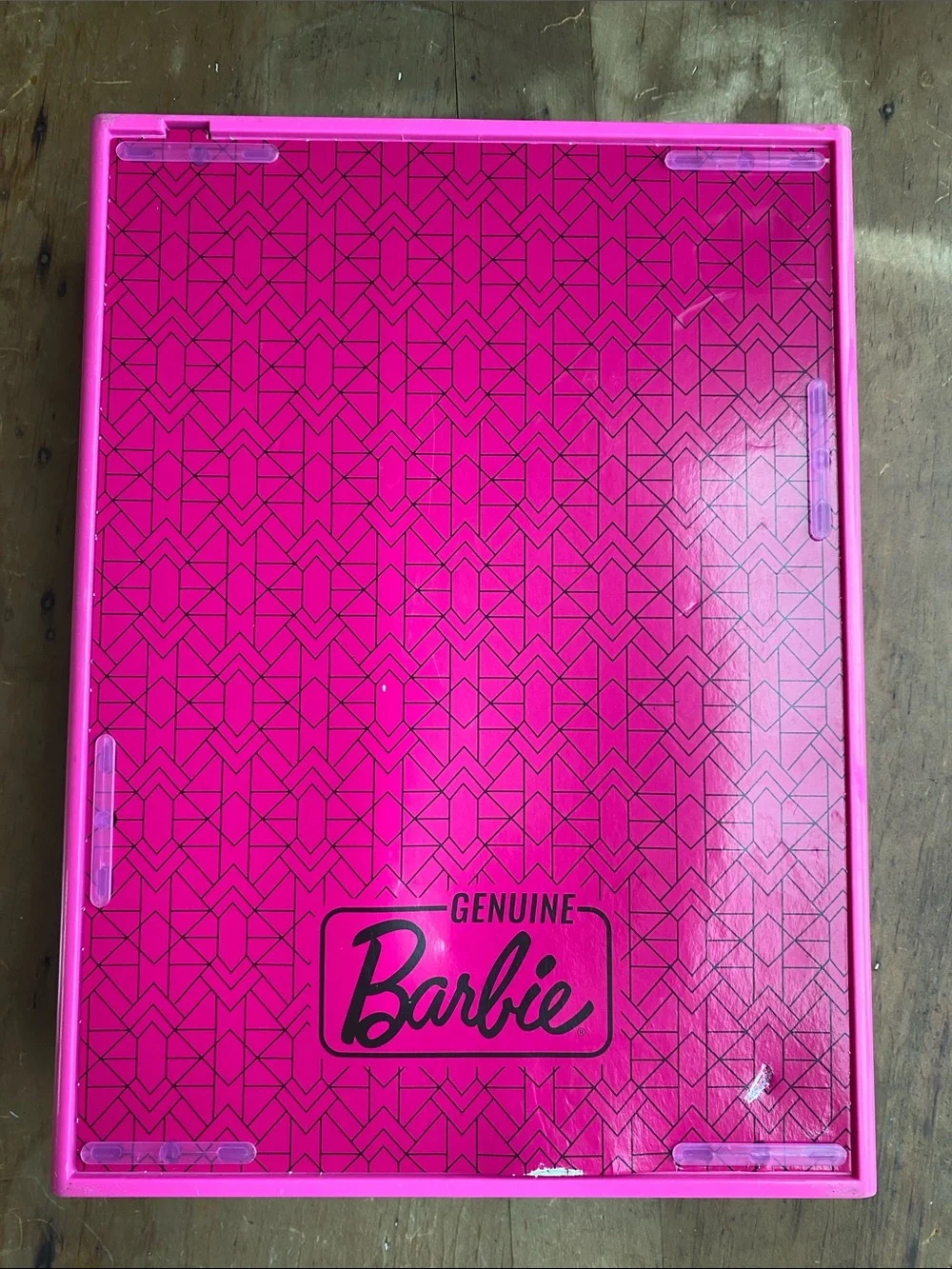 Barbie Lavender and Pink Doll Closet and Mattel Horse